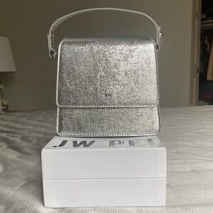 JW PEI Shimmering Silver Mini Bag